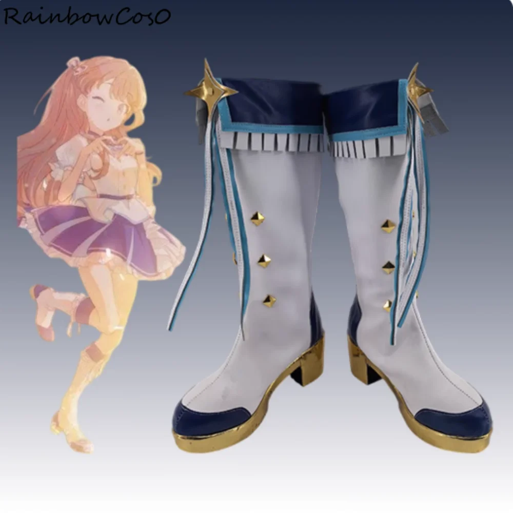 

Hinoshita Kaho Otomune Kozue Murano Sayaka Hasu No Sora Jogakuin School Idol Club Love Live Обувь для косплея Сапоги W5261