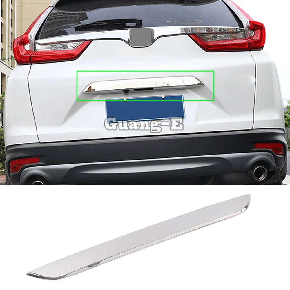 

Rear Trunk Upper Trim for Honda CRV CR-V 2017 2018 2019 2020 Car Accessories Back Trunk Cover Exterior Decoration Chrome Styling
