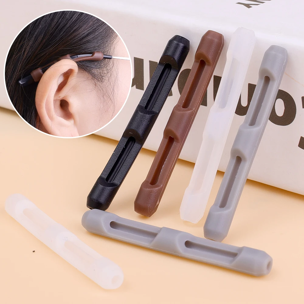 1/2/5/10Pairs Glasses Anti-slip Cover Anti-lost Silicone Ear Hook Glasses Legs Sleeve Holder For Sunglasses Glasses Accessories