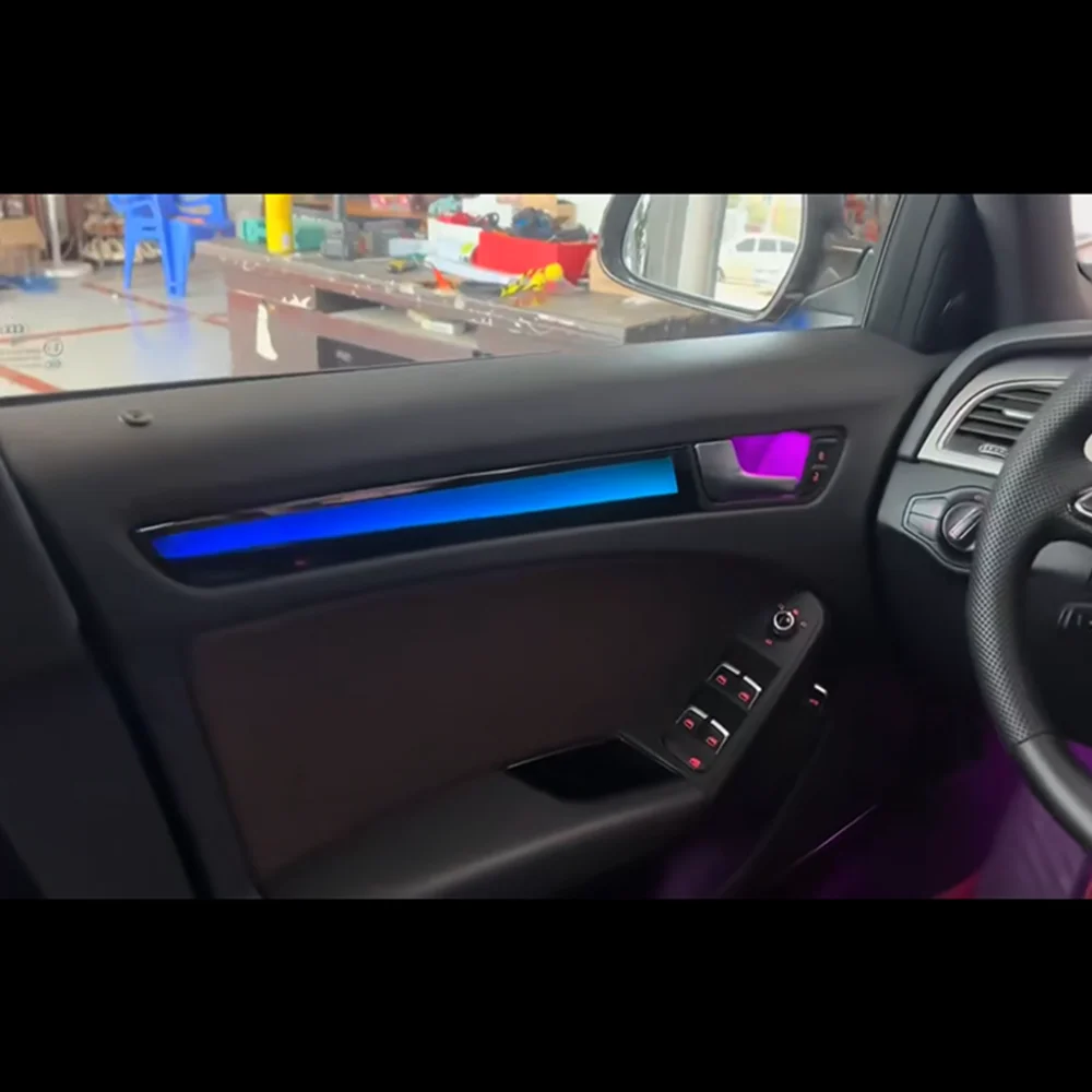 TVYVIKJ For Audi Q5 2010-2017 Car Lnterior Upgra de And Modify LED Dynamic Magic Color OEM Size Cube style  Ambient Light