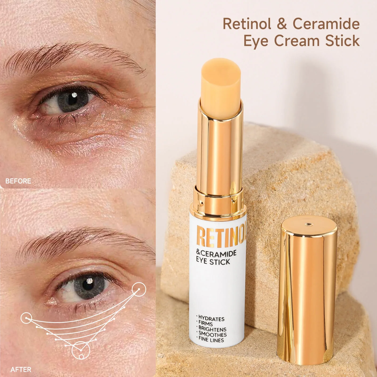 

Sheloves Retinol Eye Cream In Stock Cross-Border - Lift Tighten Eye Bags Diminish Fine Lines Eliminate Dark Circles Anti-Aging E