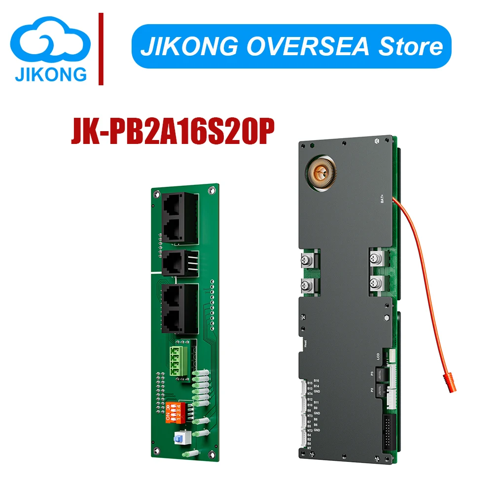 JKBMS Inverter 8S 10S 12S 13S 15S 16S Smart BMS 100A 150A 200A LiFePo4 Li-Ion LTO Battery 24V JIKONG BMS 1A 2A Active Balance