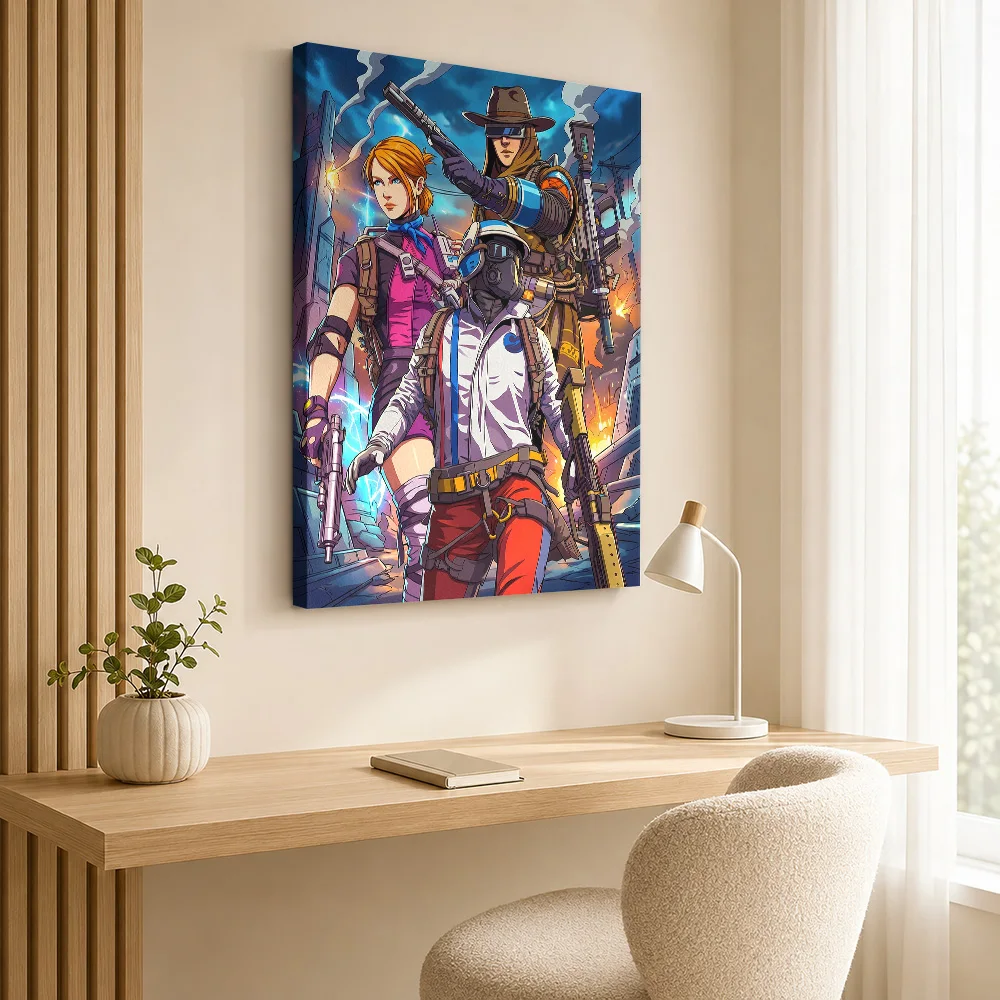 Arc Raiders Squad Canvas Poster Custom Photo Gaming Anime Wall Paintings Decoration for Bedroom Collectible Ready to Hang Gift
