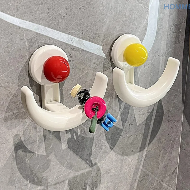 Suction Cup Hook Headband, Bathroom Dopamine Crescent Hook, Hair Rope, Hair Clip, Hair Accessory Hanging Rack, Storage Rack