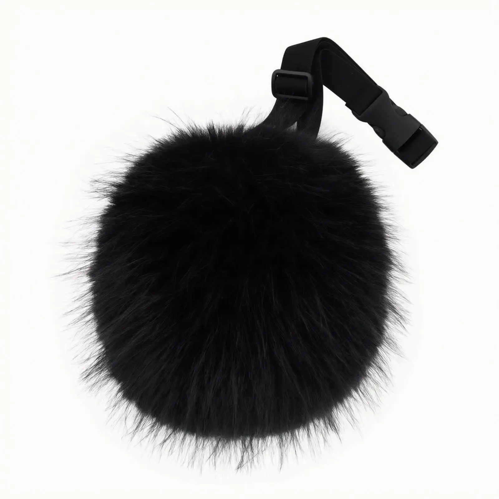 Voluminous Rabbit Tail Prop for Cosplay Costume Set with Waist Strap for Parties