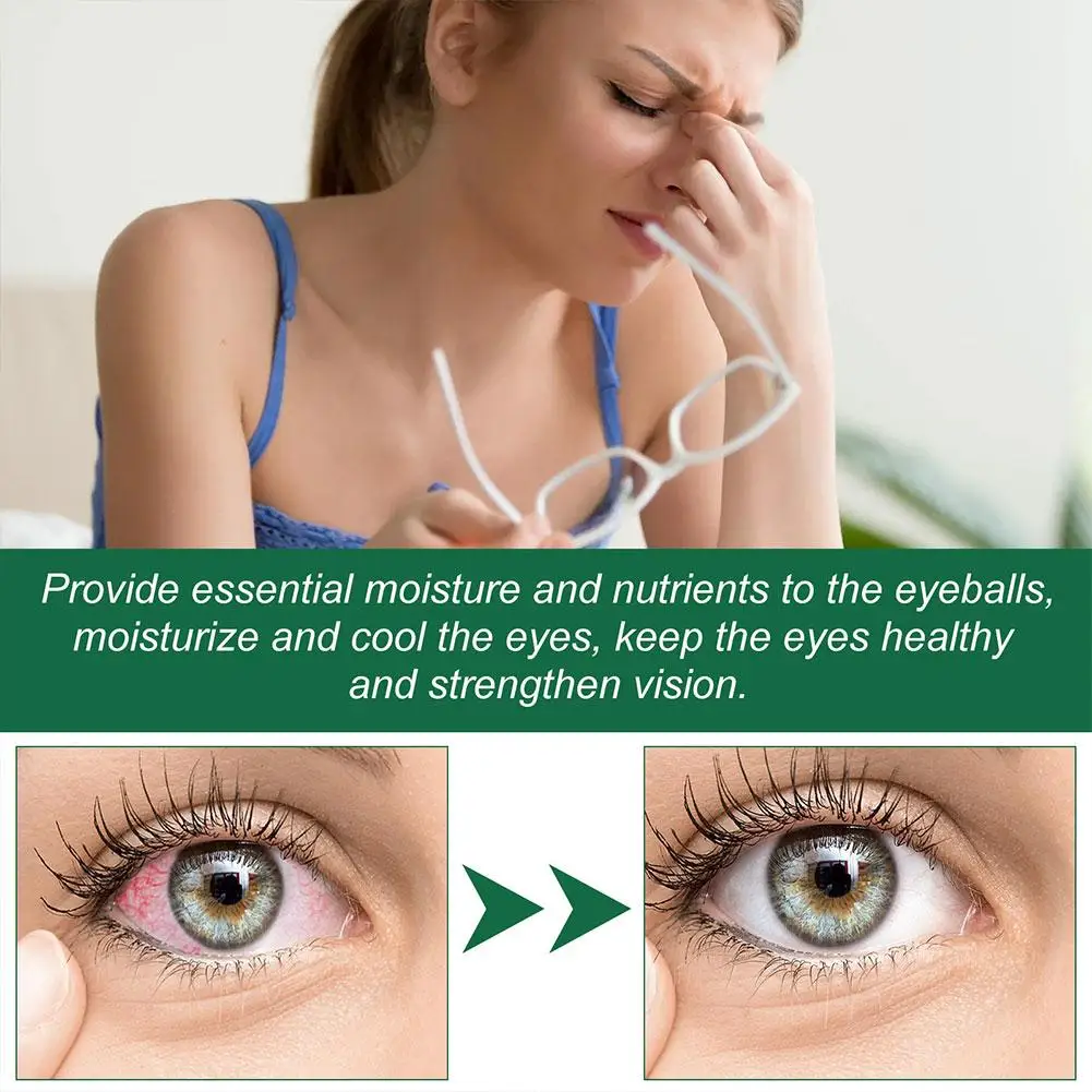 10PCSx0.7ml Presbyopia VisionRestore Eye Drops Cleanning Eyes Relieves Discomfort Itching Removal Fatigue Relax Massage Eye Care