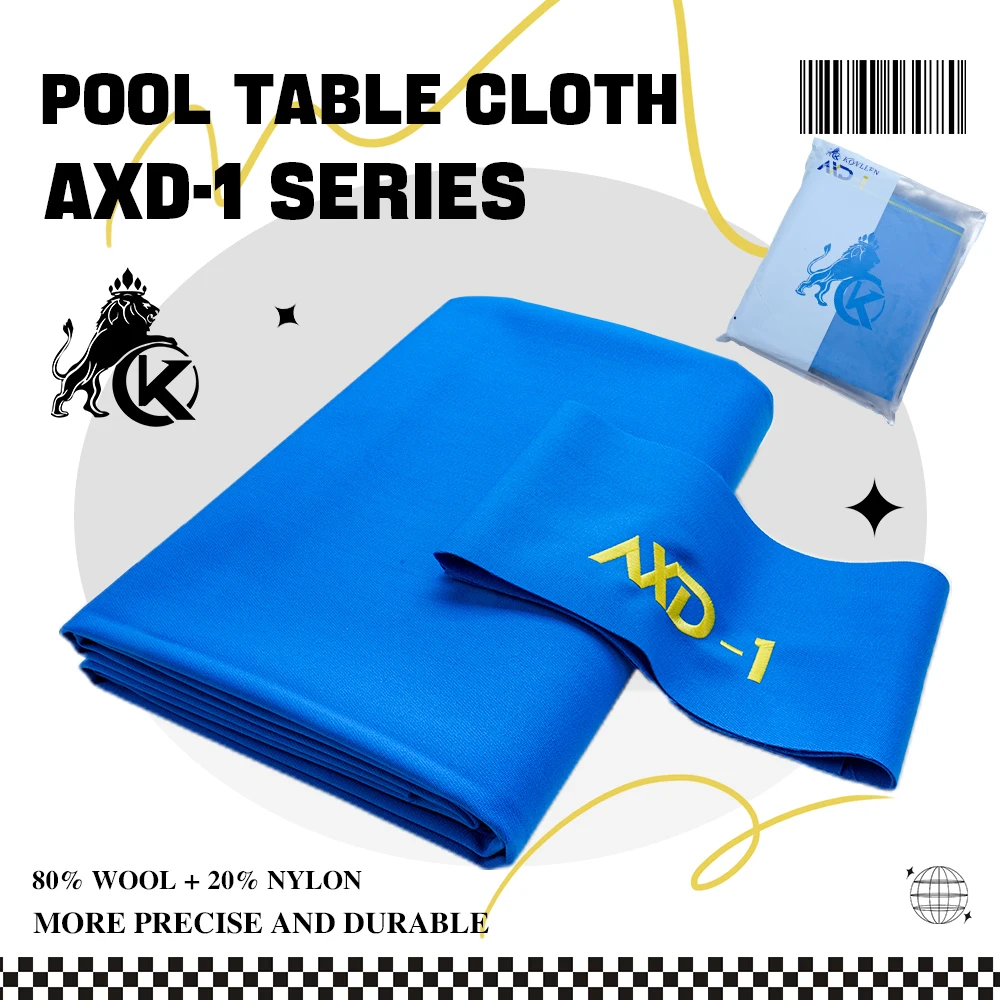 

KONLLEN 9FT Pool Table Felt for American 9 ball Pool Table with 6 Cloth Strips Pre Cut Billiard Table Cloth Felt Billiard Cloth