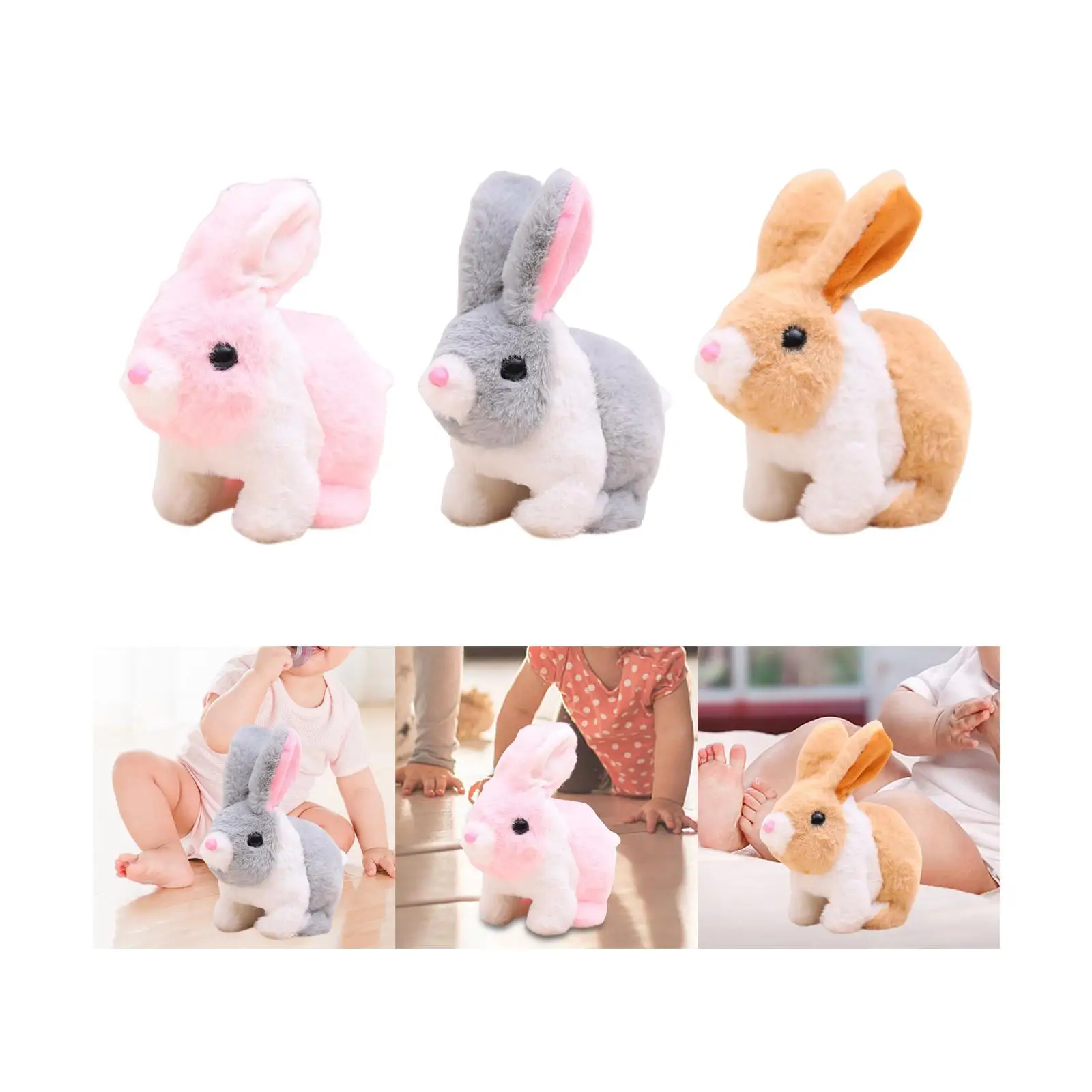 Electric Rabbit Toys Simulation Electronic Interactive Toy for Party Favor