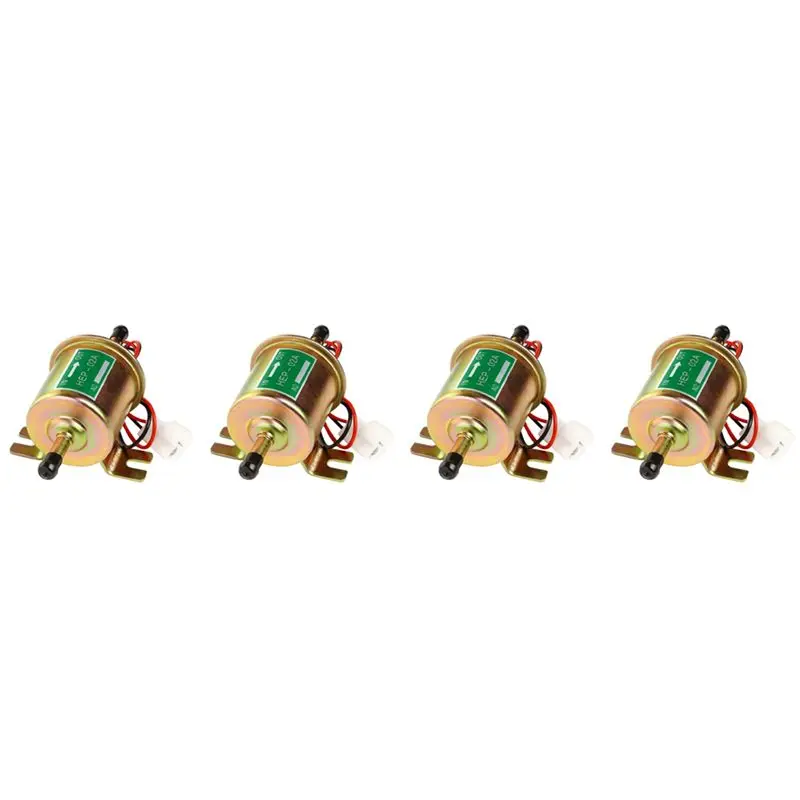A48P-4X Universal 12V Fuel Pump HEP-02A Electric Gas Low Pressure Crude Oil Pump