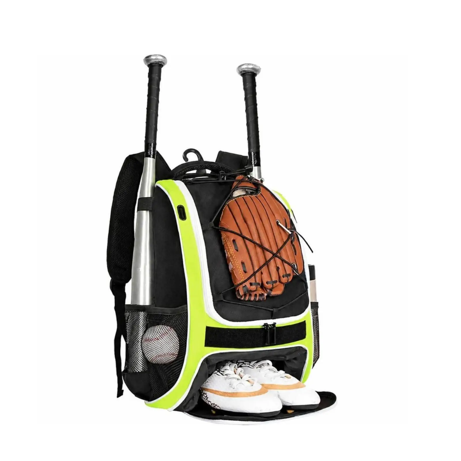 sac-a-dos-d'entrainement-de-baseball-pour-femmes-en-tissu-oxford-avec-compartiment-isole-pour-crampons-pour-un-transport-propre