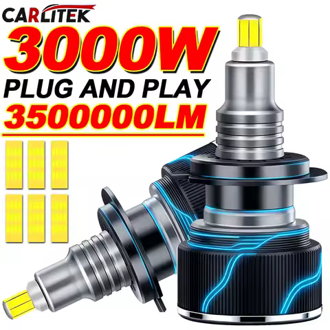 H7 LED CANBUS 360 for Projector Lens 3500000LM H11 H1 H8 LED Headlight Bulb HB3 9005 HB4 9006 9012 880 881 LED Fog Lights 6500K
