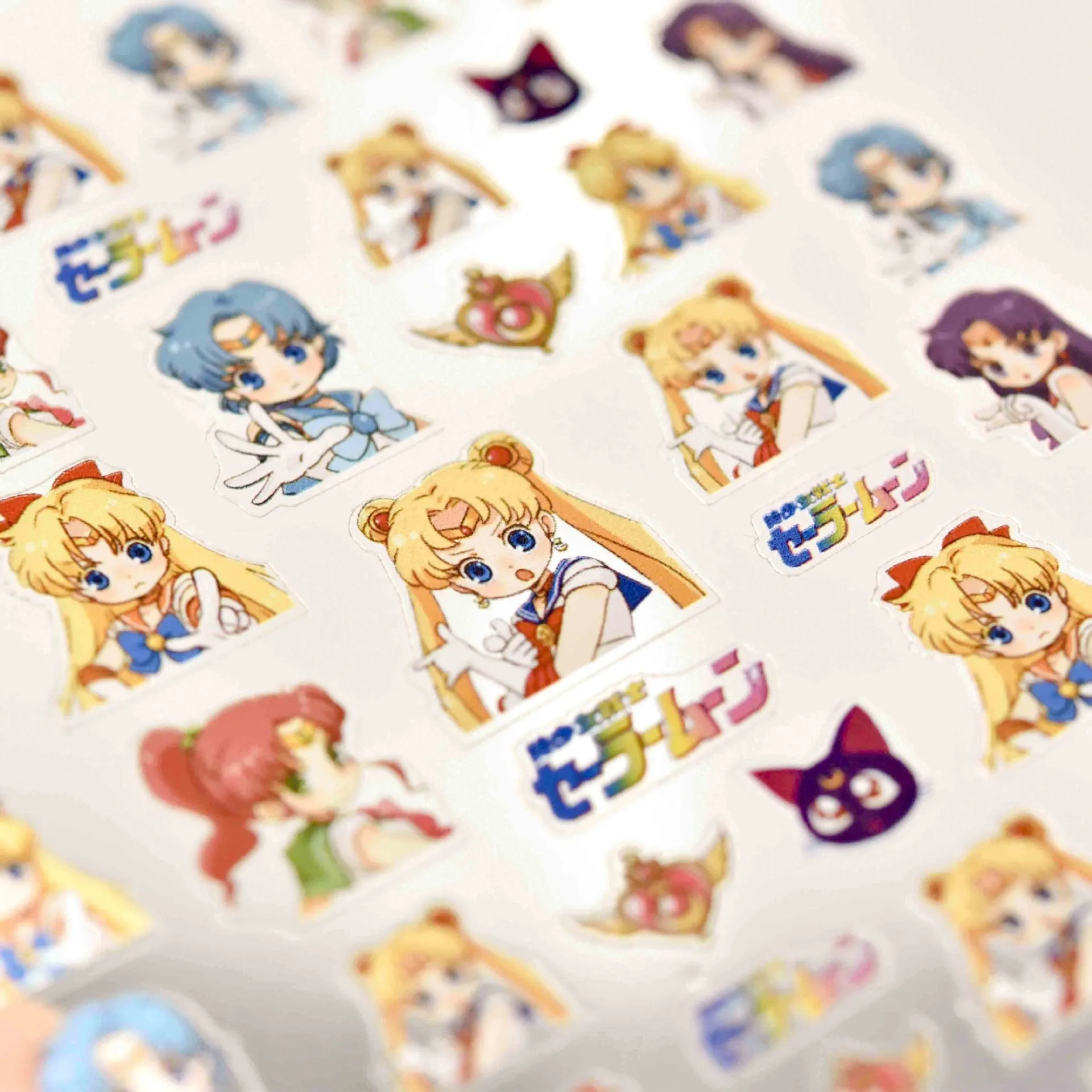 Image of 1 Stück 5D Anime Sailor Moon Nagelaufkleber Japanische Anime-Sticker Selbstklebende Nagelkunst-Accessoires Zweidimensionale Nagelteile