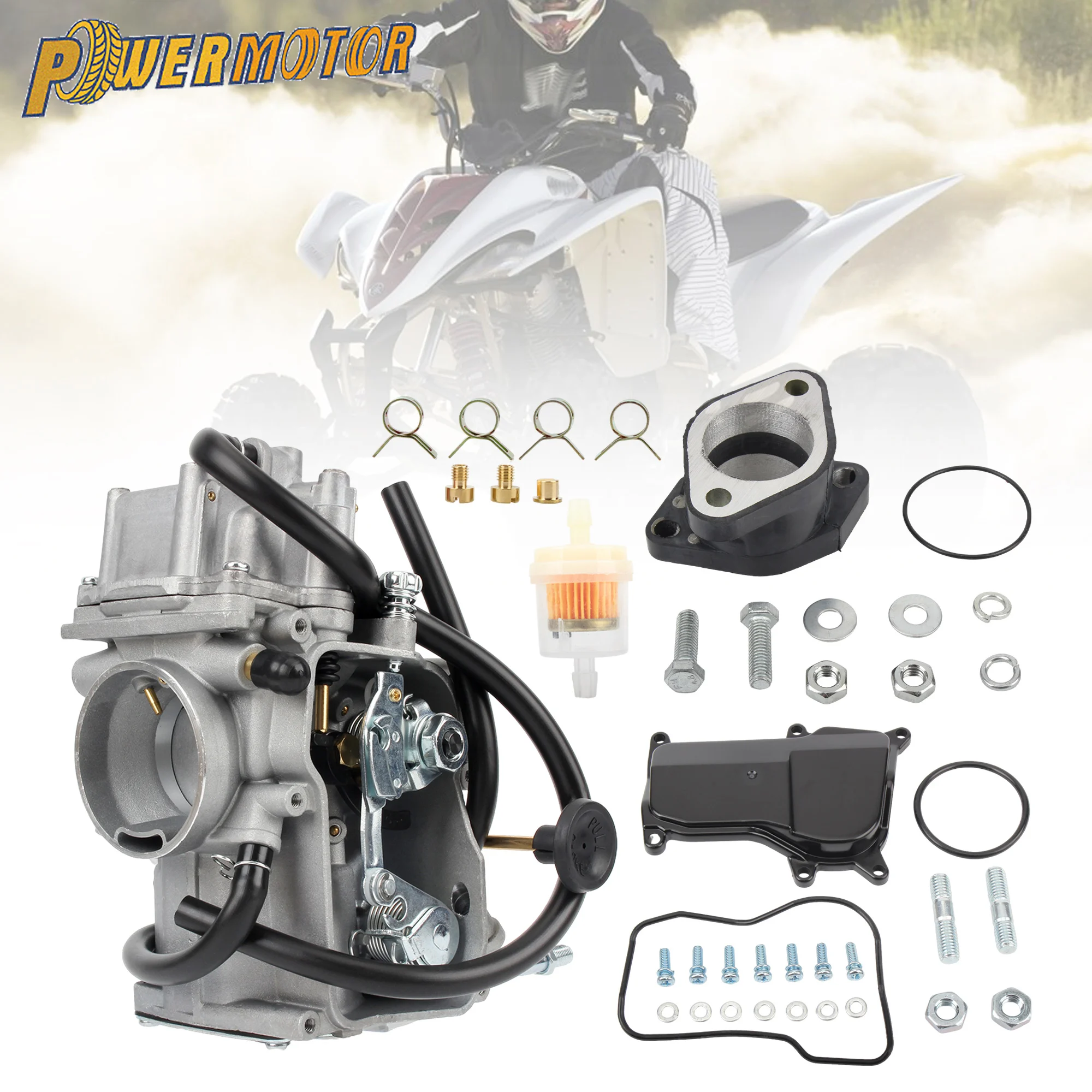 

PV36 Motorcycle Carburetor ATV Quad Carb Modified Accessories For Yamaha YFM350 2WD 4WD YFM400FW 4WD 1987-2004 Warrior 350