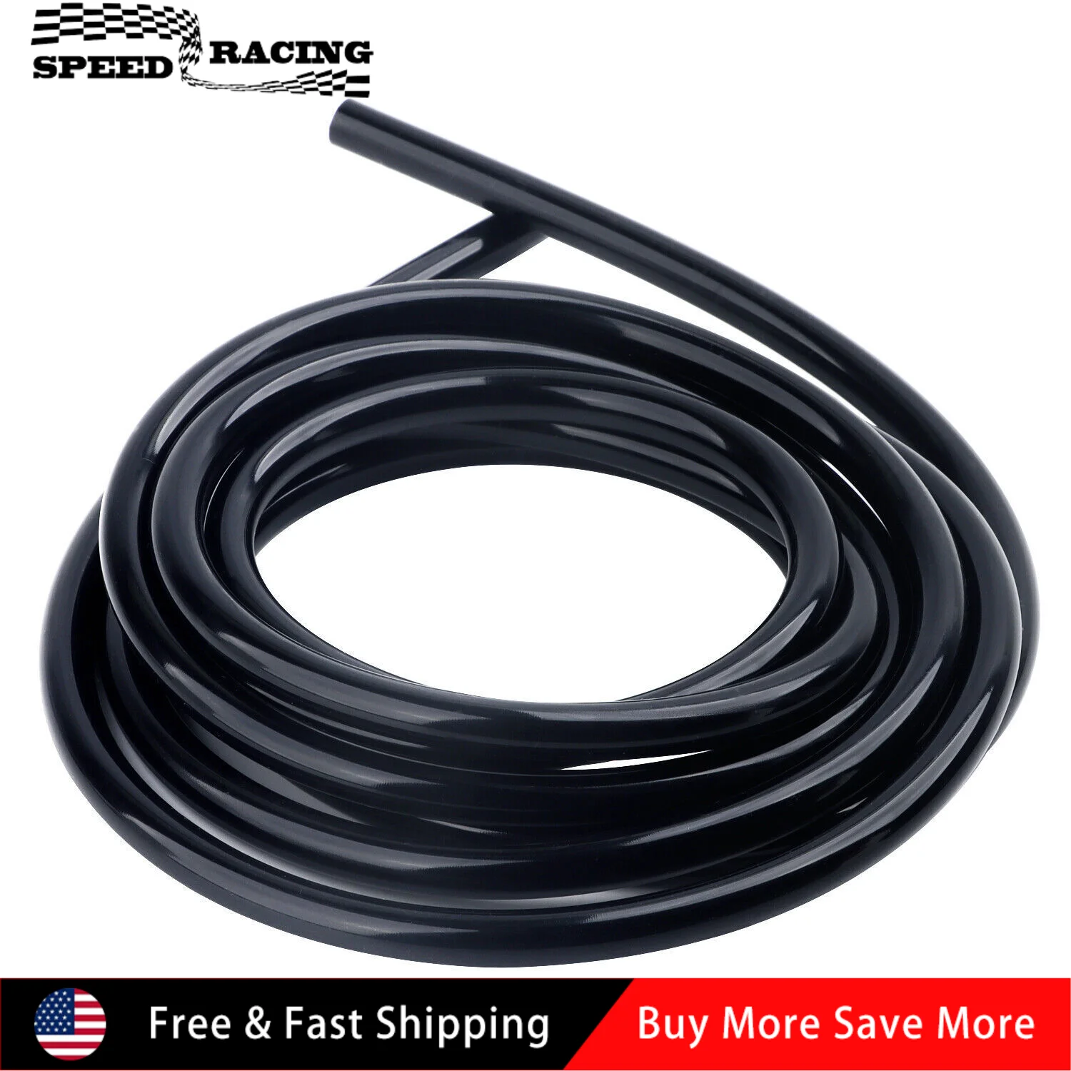 Universal 10FT Silicone Air Vacuum Hose Line Pipe Tube For Automotive Vacuum Lines Windshield Washer Fluid Vacuum Hose Black