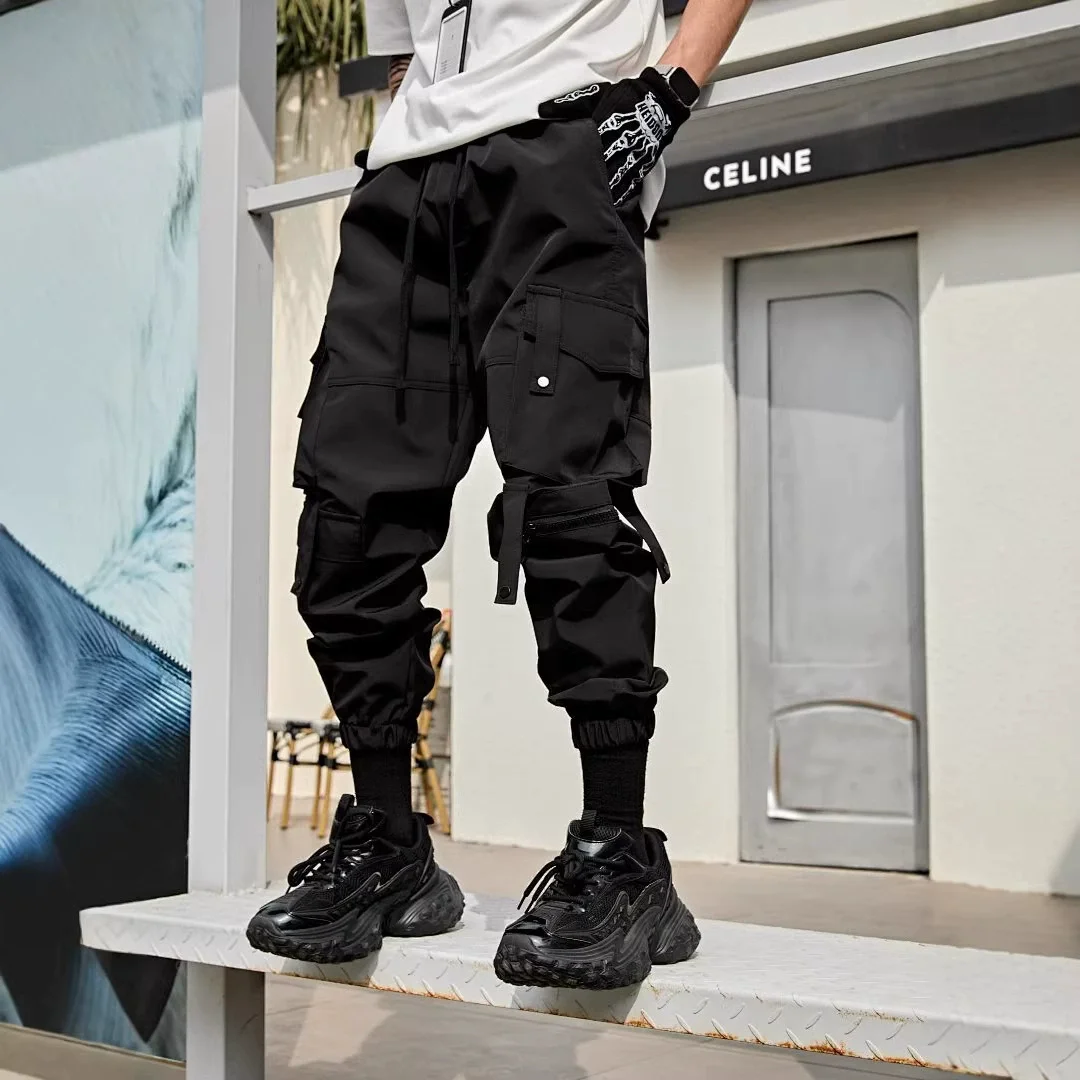 กางเกงคาร์โก้เทคแวร์ผู้ชาย 202 - Techwear Pants Tactical บทวิจารณ์และราคา