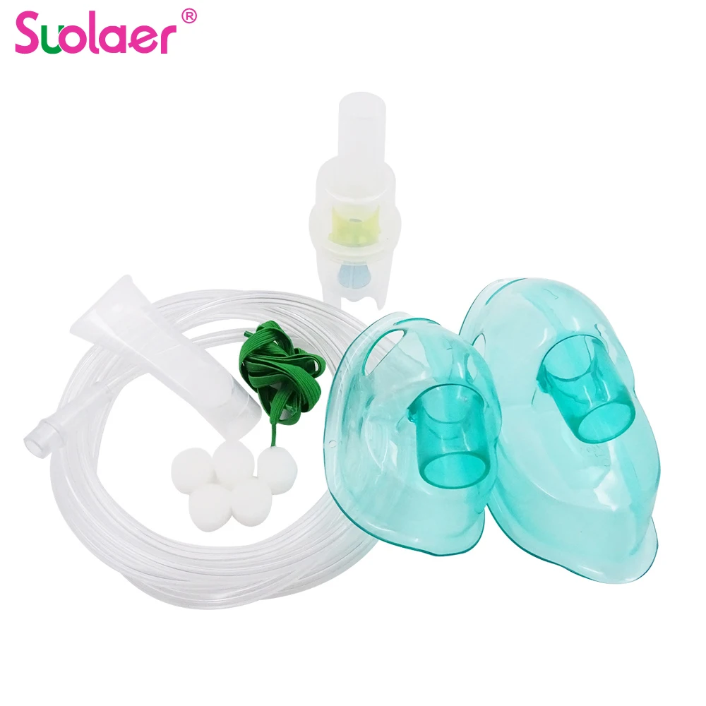 Inhaler Set Adults Children Mask Filters Family Medical Nebulizer Cup Catheter Compressor Nebulizer Accessories Smooth Breathing