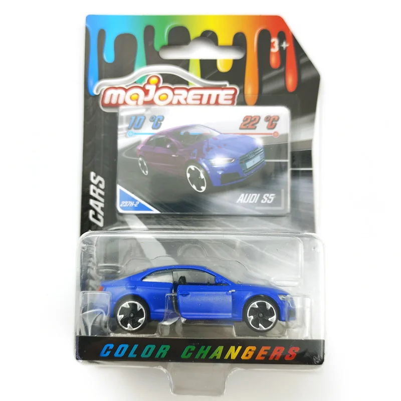 

Majorette Color Changers AUDI S5 1/64 Diecast Model Car Kids Toys Gift