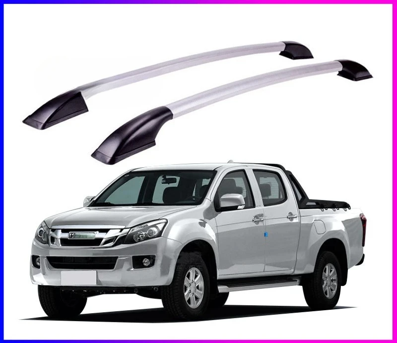 For Isuzu D-Max New arrival roof rack bar luggage roof rail screws fixing, thicken aluminum alloy, ISO9001 quality