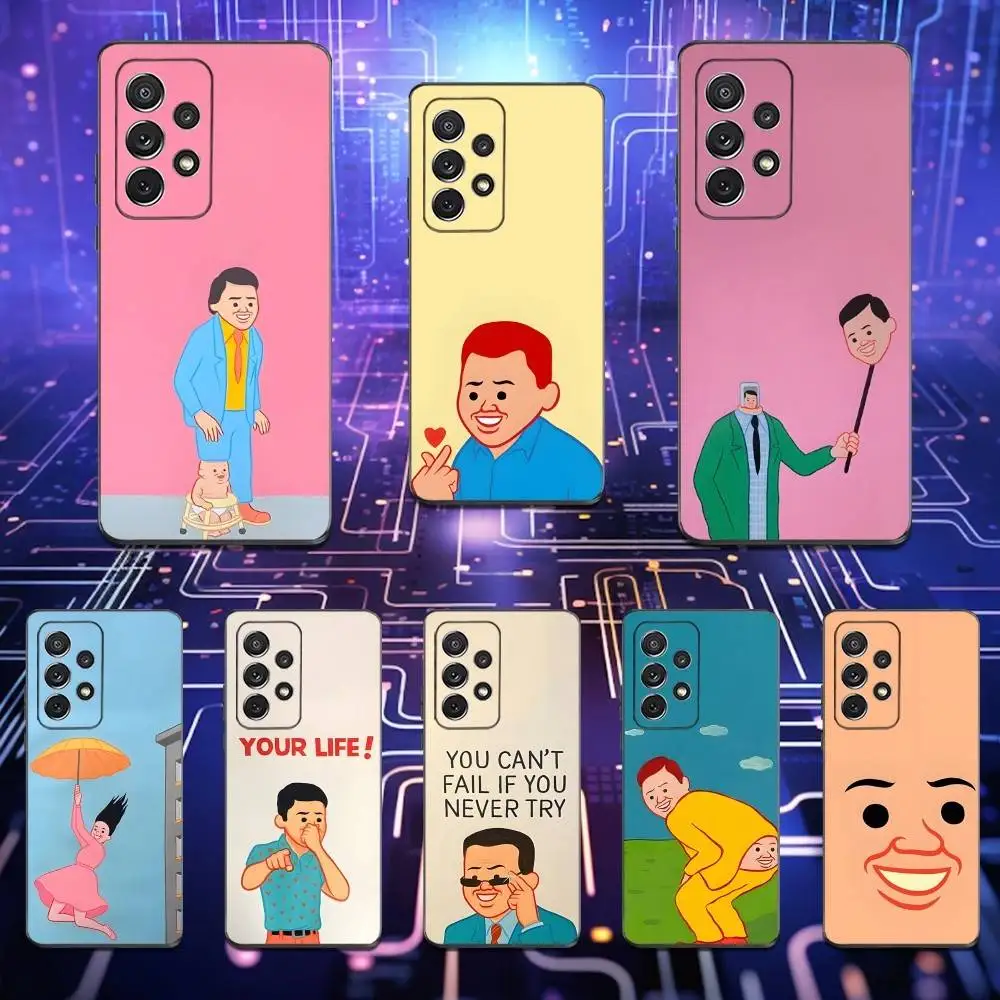 

J-Joan C-Cornellas Funny Phone Case For Samsung S25,S24,S23,S22,S21,S20,S10,Ultra,Plus,Lite,FE,Soft Silicone Black Cover
