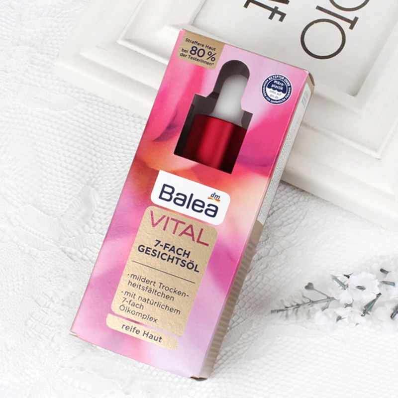 Aceite de esencia Facial Balea Vital 7D, producto para el cuidado de la piel, hidratante, Reduce las líneas finas, belleza rara, Alemania, 30ml