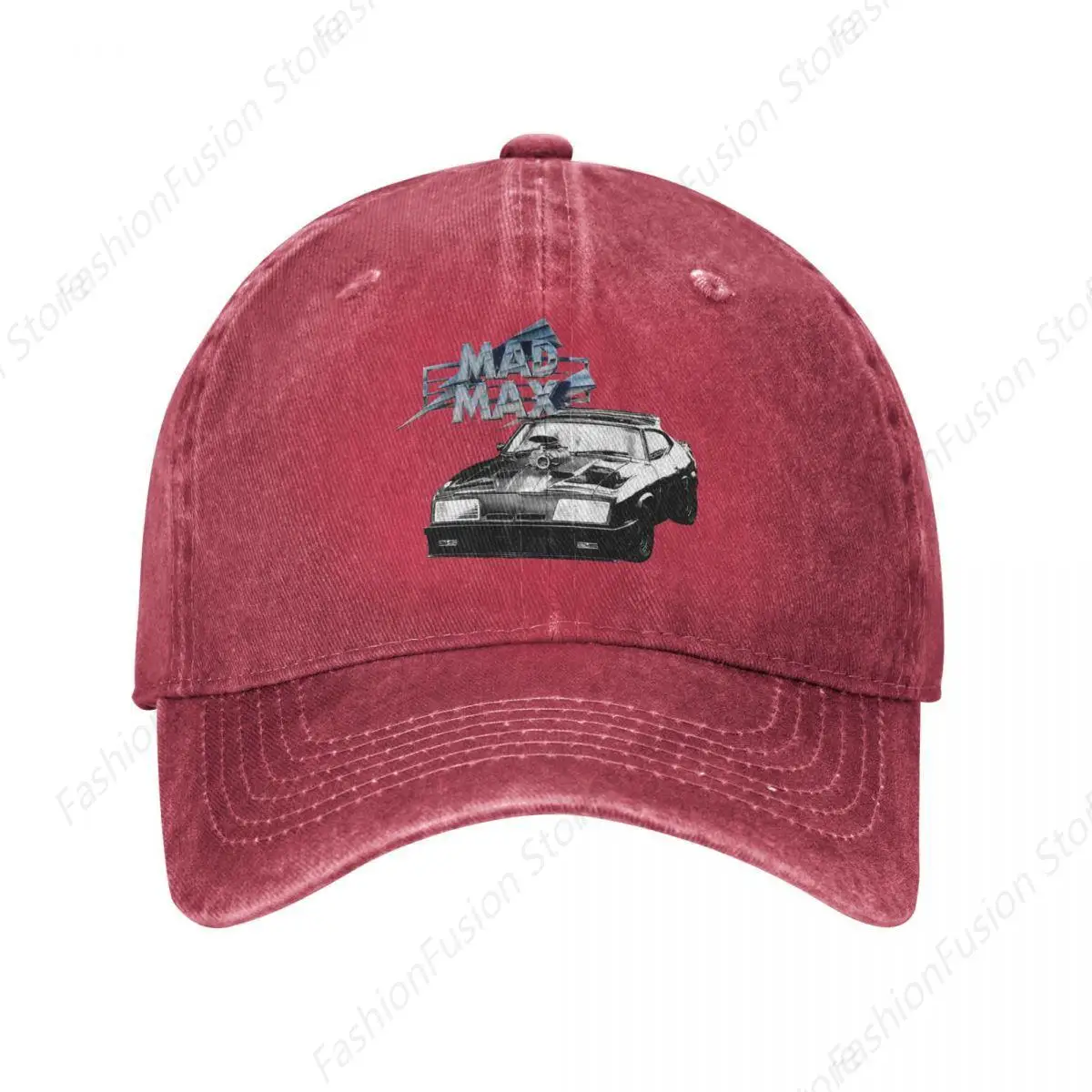 Vintage Movie Mad Max Interceptor Baseball Cap for Men Women Distressed Cotton Sun Cap Outdoor Trucker Hat for Daily Casual GYM