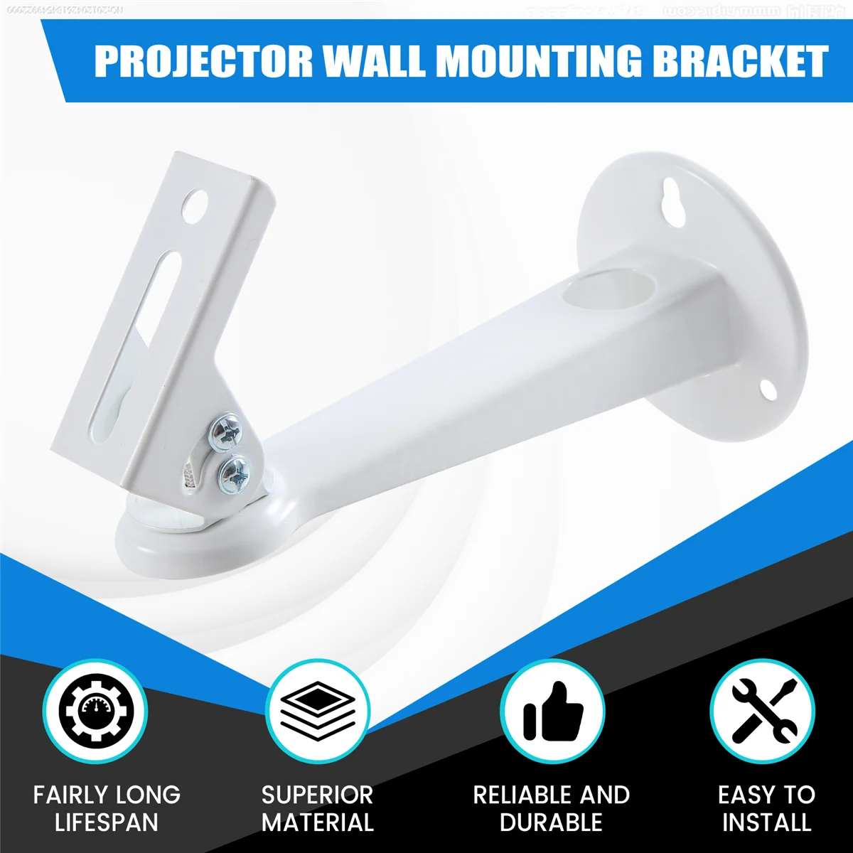 มินิโปรเจคเตอร์ Wall Mount Universal โลหะโปรเจคเตอร์ Rotatable Bracket สําหรับ YG400 RD805 YG500 GM60 GP9