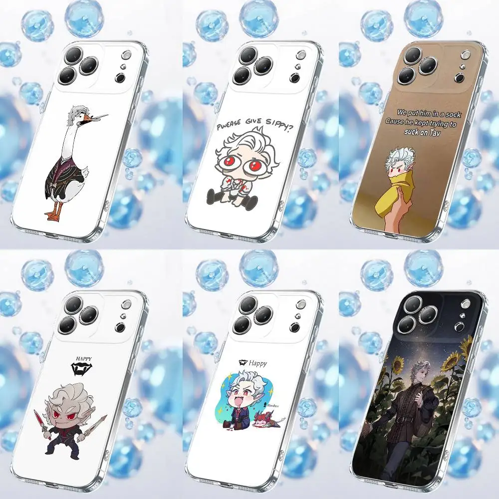 

Astarion B-Baldurs Gate 3 Phone Case For iPhone 17,16,15,14,13,12,11 Plus,Pro,Max,Plus,E,SE4,Air,Mini Transparent