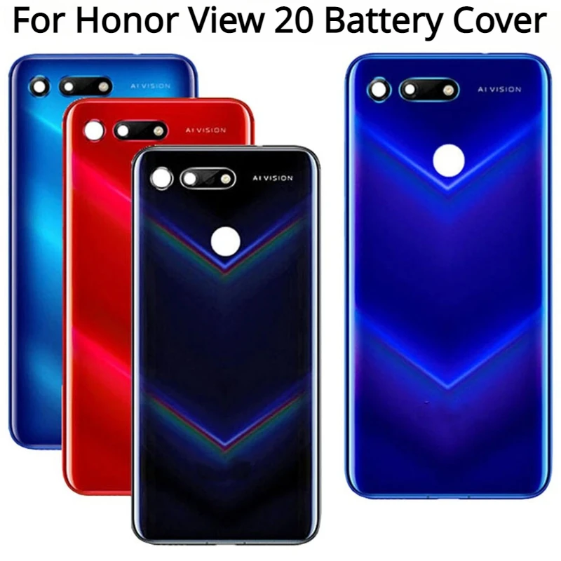 

For Honor View 20 Battery Cover Back Glass for Honor V20 Rear Door Housing Case For Huawei Honor View 20 Back Panel PCT-AL10