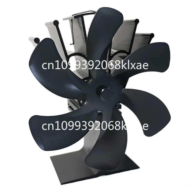 

6 blade fireplace fan thermal fan