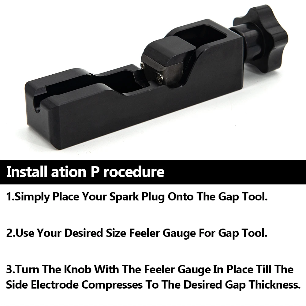 Spark Plug Gap Tool Electrode Compresses 10mm 12mm 14mm 16mm High Turbo Power Kit with Gauge 0.04-0.88mm