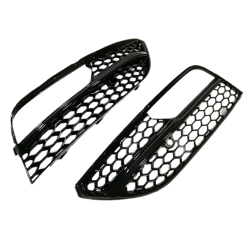 

Honeycomb Mesh Style Front Bumper Fog Lamp Cover Grills Fog Light Grille For A3 Hatchback 2013-2016