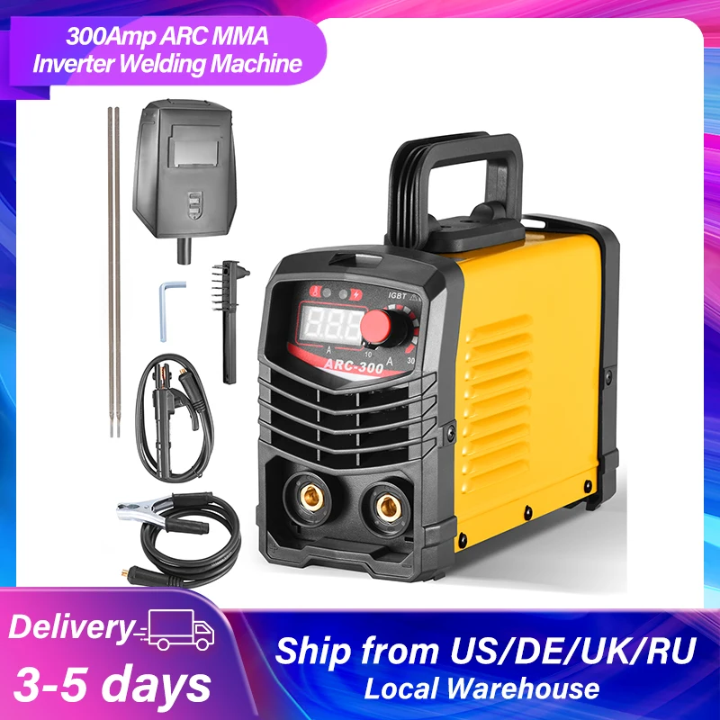 

300Amp ARC MMA Welder Inverter Welding Machine 110V 220V IGBT Semi-automatic Welding Machine Portable Welder Metal Iron