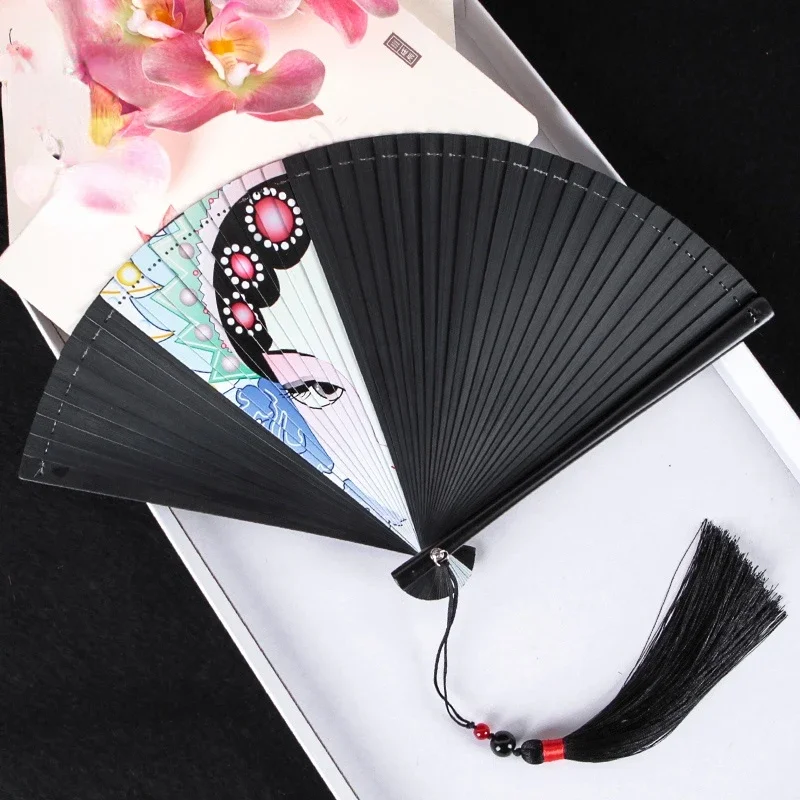 All Bamboo Fan Folding Fan Japanese Ancient Style Hollow Carved Mini Women Ventilador Abanicos Para Boda Ventilator Portable