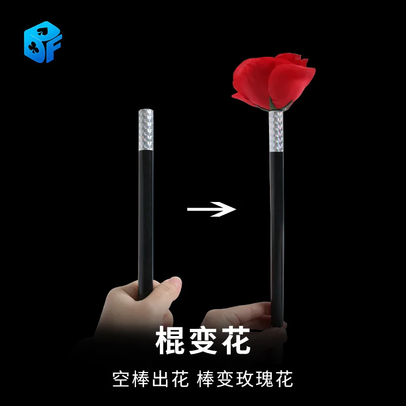 Stick To Rose / Flower Magic Tricks Flowers Close Up Street Stage Magic Props Magie Illusion Gimmicks Props Accessories