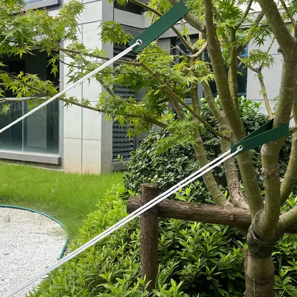 1/6Pcs Reusable Tree Support Straps Anti-Hurricane Windproof Plant Nylon Branch Belt with Grommets Yard Accessory