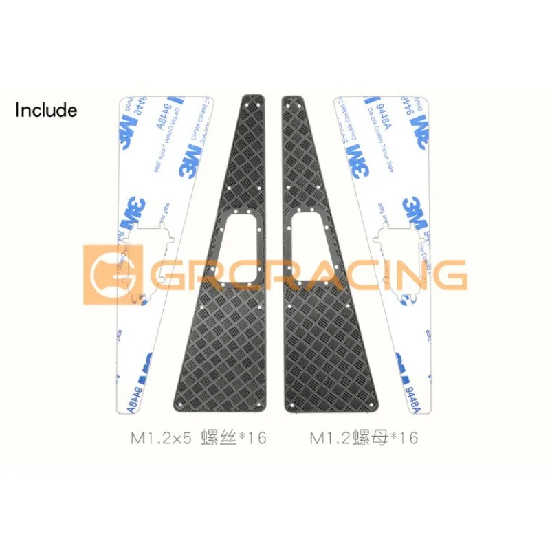 engine hood stainless steel decorative panel suitable for 1/10 RC tracked vehicle TRX-4 Defender modified parts