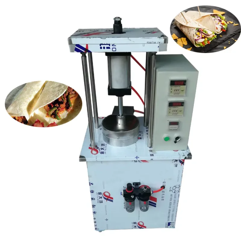 Meel Maïs Mexicaanse Tortilla Machine Taco Roti Maker Druk Brood Graan Product Tortilla Making Machines