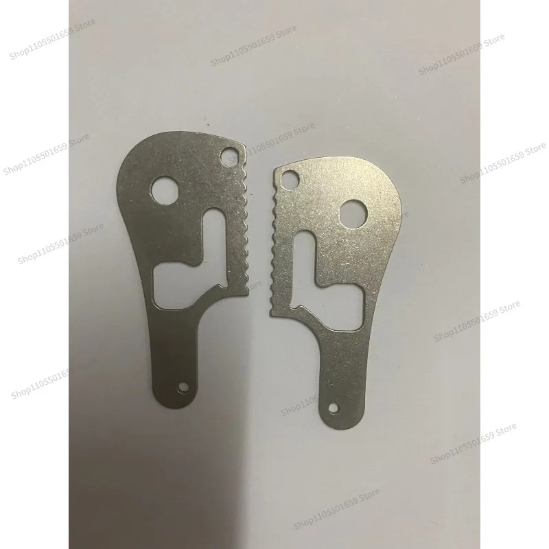 For t535 modification, fine steel lining, locking piece CNC periphery, wire cutting eye position DIY assembly