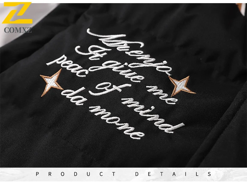 COMXZ ​ Heren winterjas met afneembare mouwen, winddichte pufferjas met capuchon, converteerbaar vest, verdikte parka, werkkleding ​