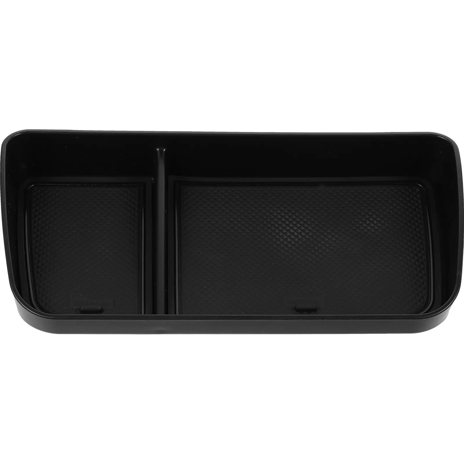 

Center Console Storage Box Heat Resistant ABS Center Console Organizer Rubber Lined Anti-Slip Automotive Storage Container Car