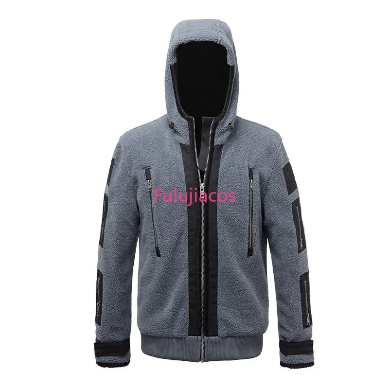 

Fulujiacos Ghost Cosplay Costume Jacket | Men's Call of Duty Tactical Uniform Coat for Halloween & Costume Events