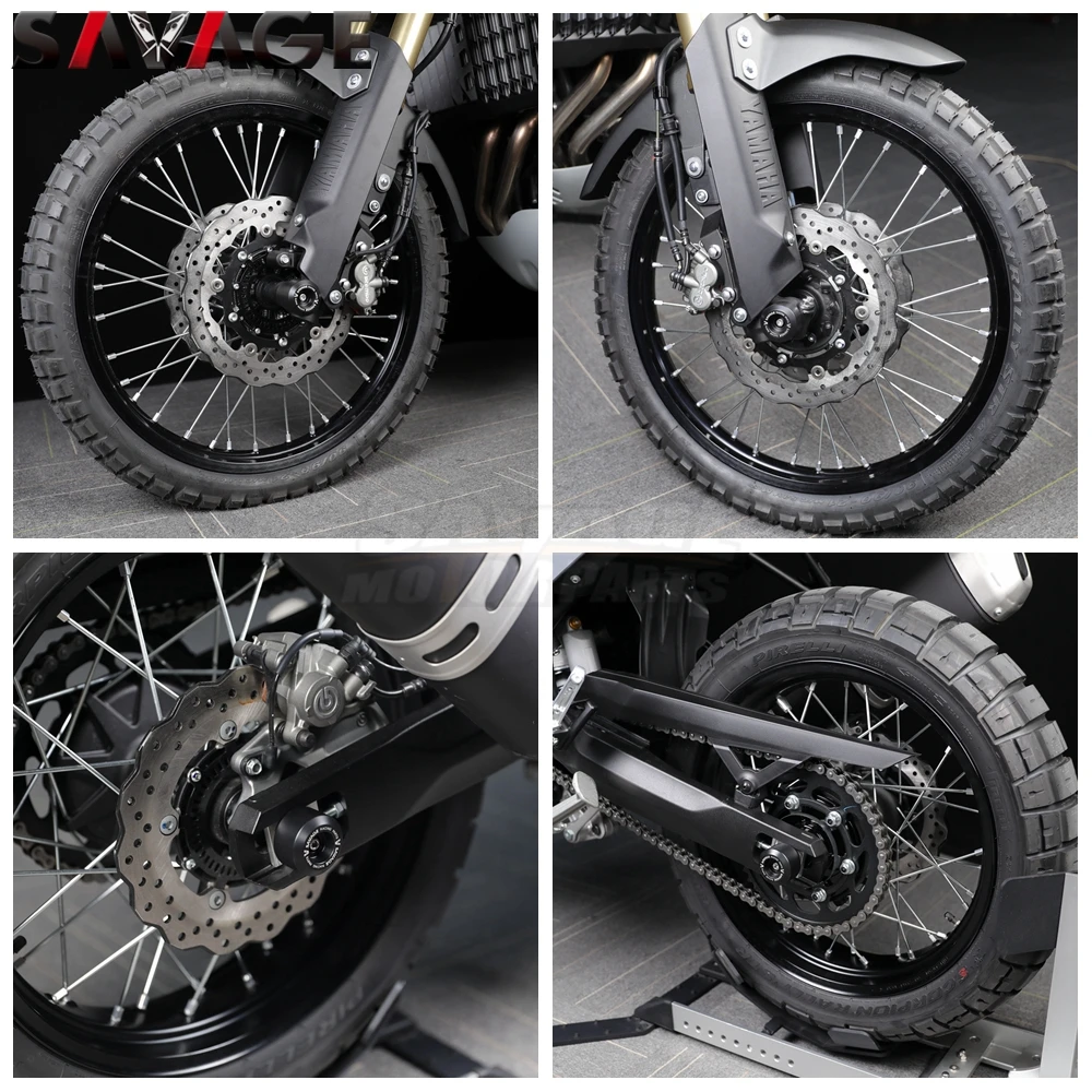 For Yamaha Tenere 700 T700 Frame Slider Crash Protector Wheel Crash Sliders World Raid Rally Wheel Hub Anti-Collision Stand Bolt - Image 3