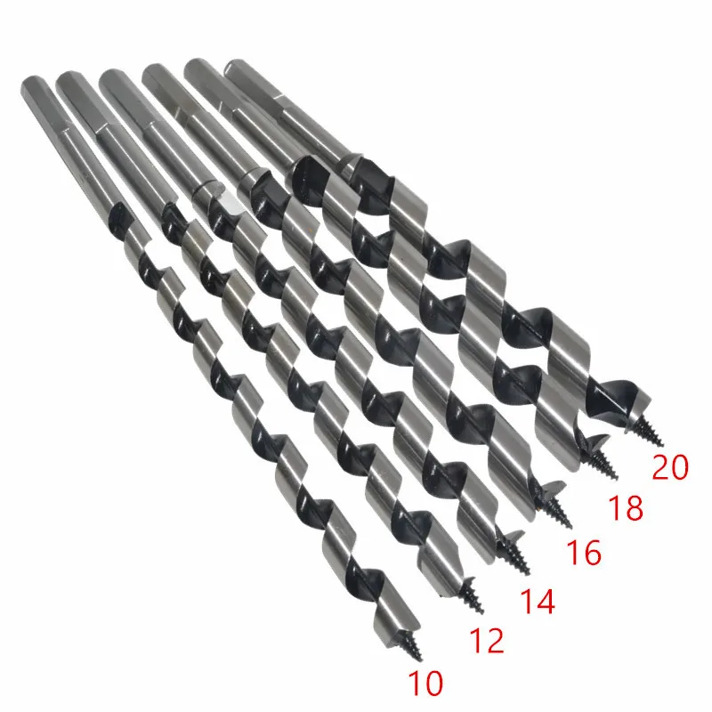 Auger Drill Bits Wood Carpenter Masonry Wood Drills Set for woodworking