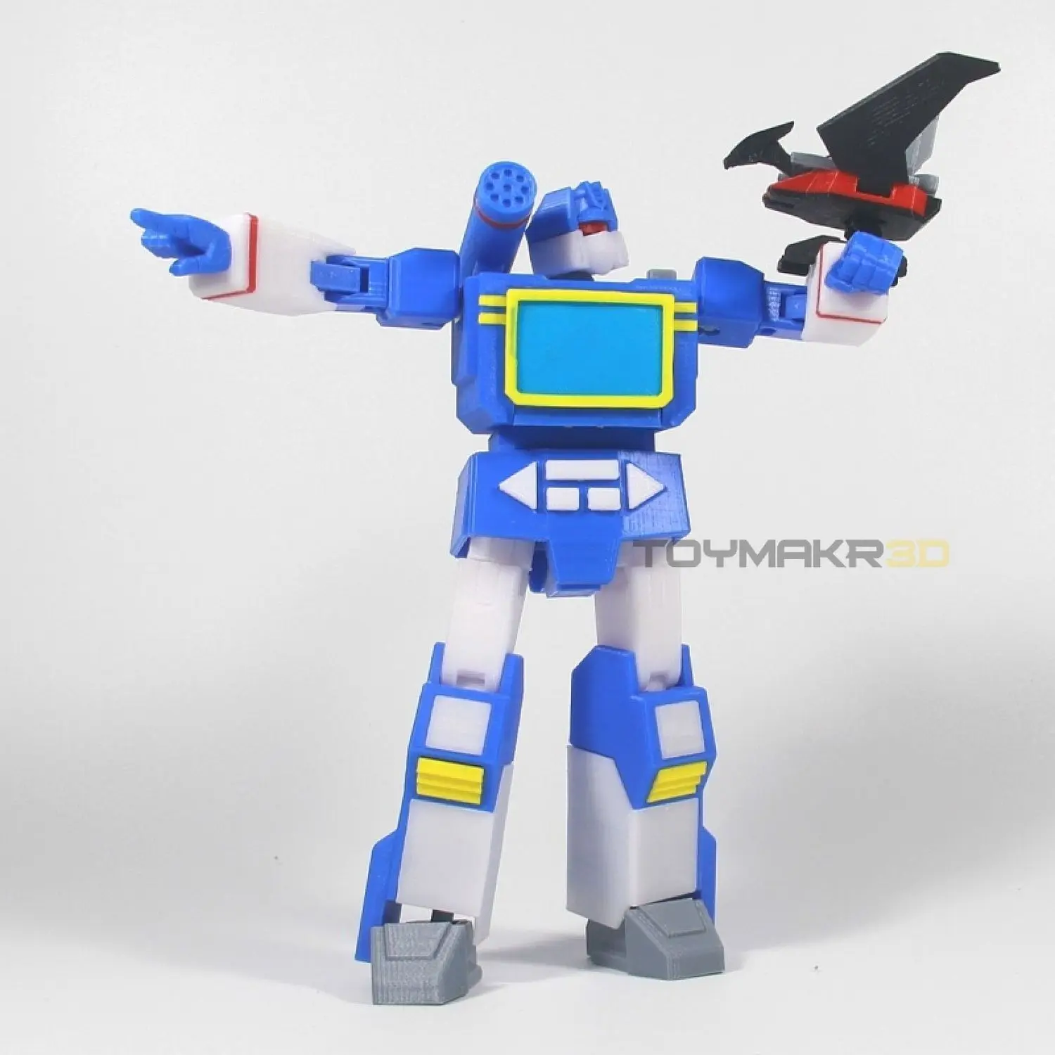 3D Printing Assembled Multi-joint Movable Robot Doll of Hand-operated Mecha Model