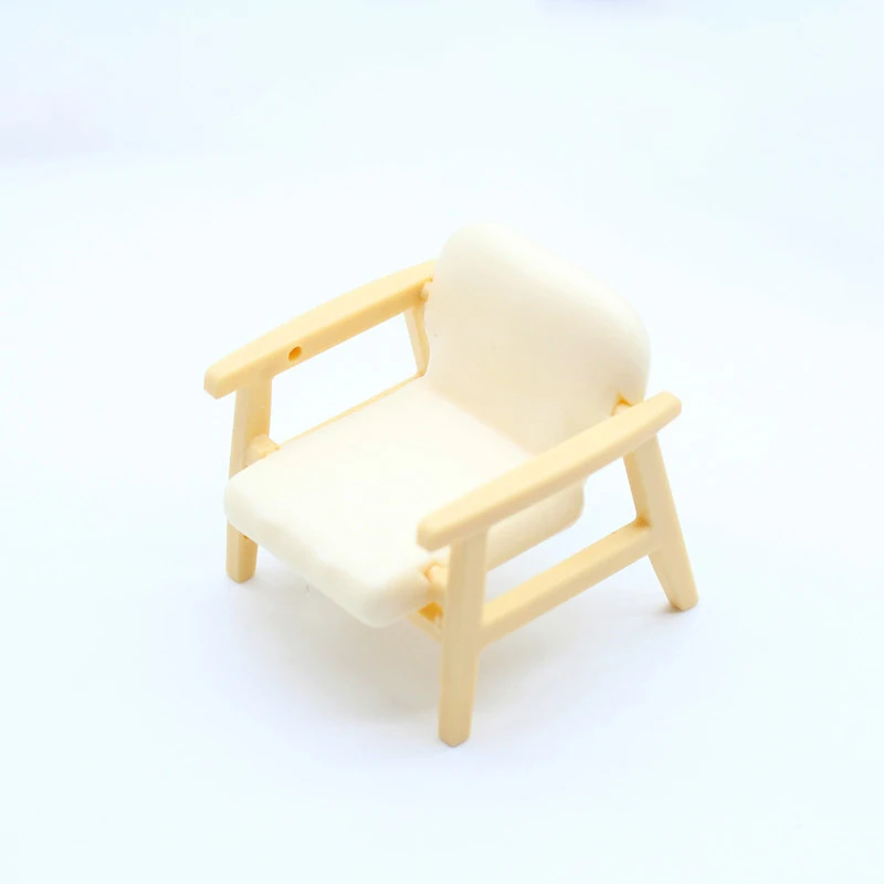 Dollhouse Grid Space Mini Sofa Chair Micro Scene Model DIY Living Room Family Toy Doll Girl Gift Dollhouse Furniture Accessories