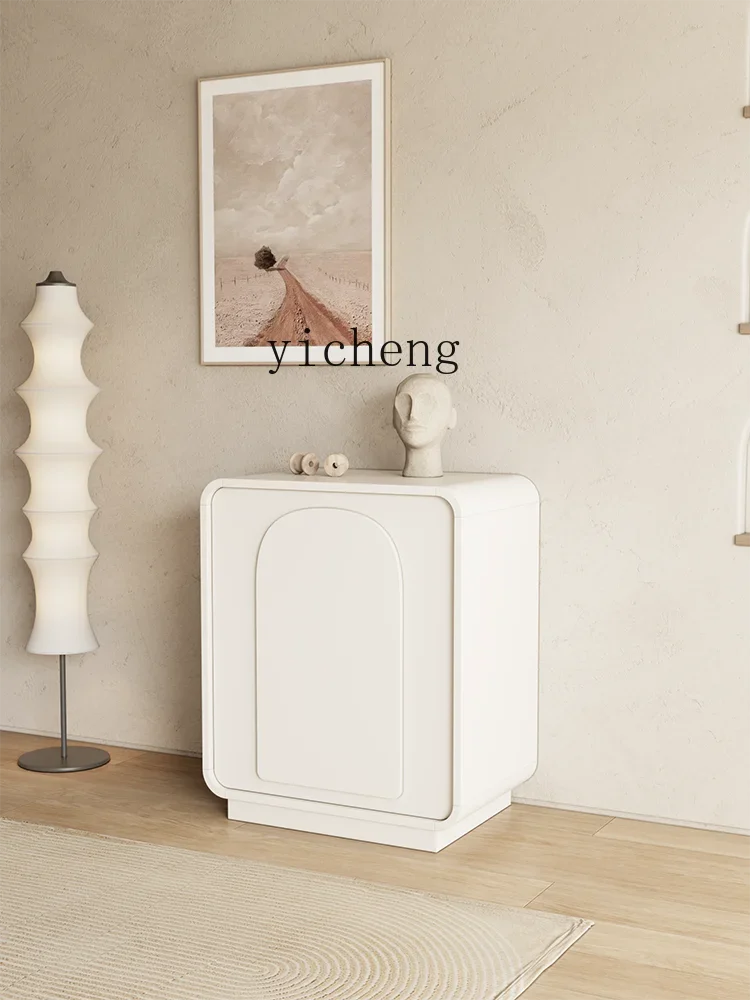 b9 Solid Wood Eight Spares Cabinet Tailstock Storage Cabinet Modern Minimalist Living Room Five Or Six Buckets Side Cabinet