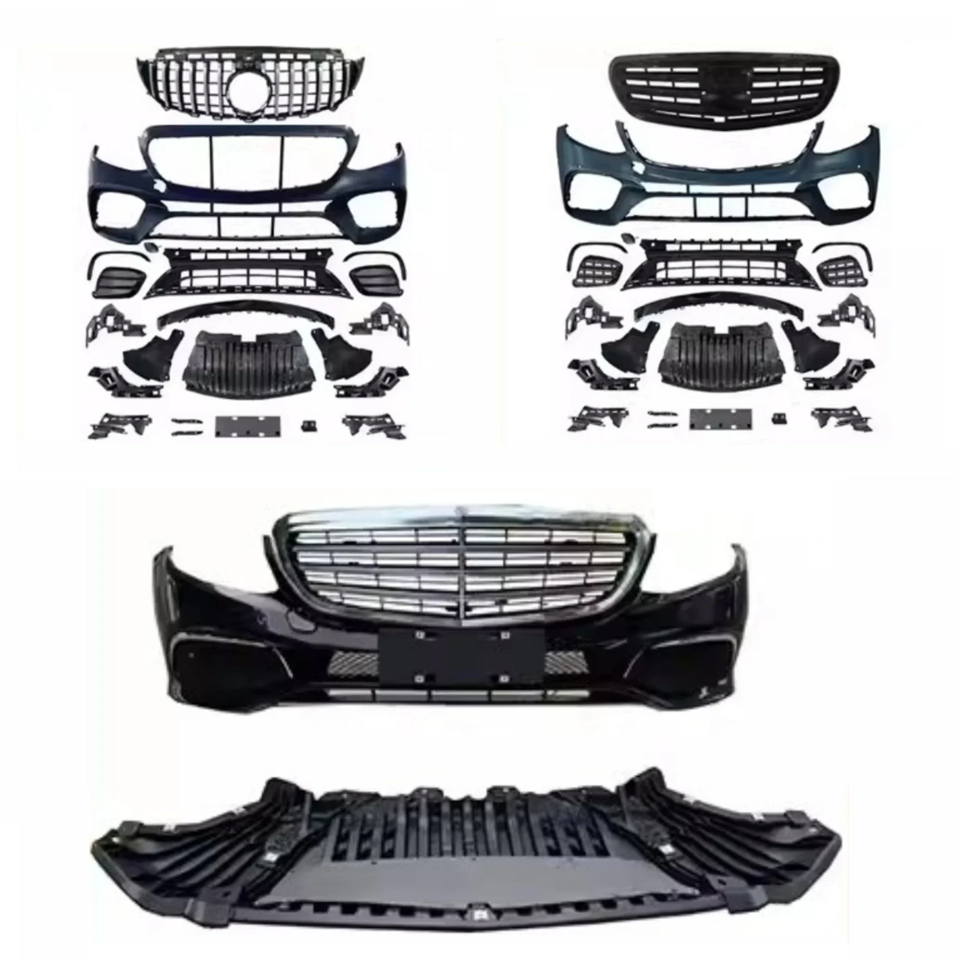 

Front Bumper Grille Assembly for Mercedes-Benz E Class W213 2016-2020 Upgraded E63S MBH New Style Body Kit Car Accessories