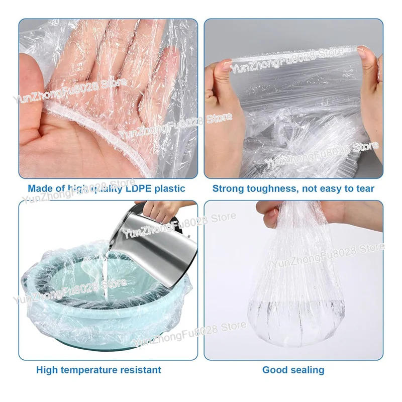 -A01R 100Pcs Disposable Foot Tub Liner Portable Bath Basin Bags For Foot Soak Bath Pedicure Spa Hotel Home
