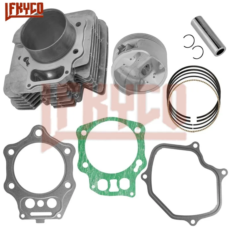 

89mm Bore Motorcycle Cylinder for Honda TRX Foreman 450 TRX450 4x4 ES S 1998-2004 450CC Piston Top End Kit Gaskets Engine Parts