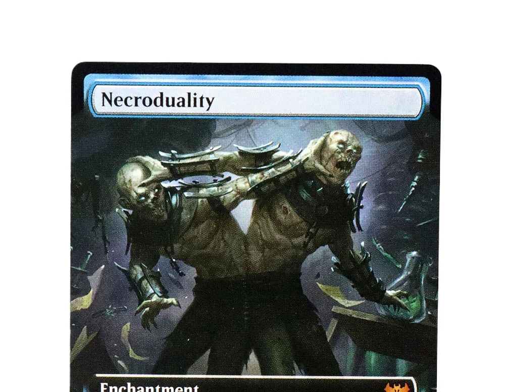 

Necroduality Foil/Holo TCG Magical Proxy Black Top Quality Proxy Playing Cards Gathering Board Game Deck Trading Cards